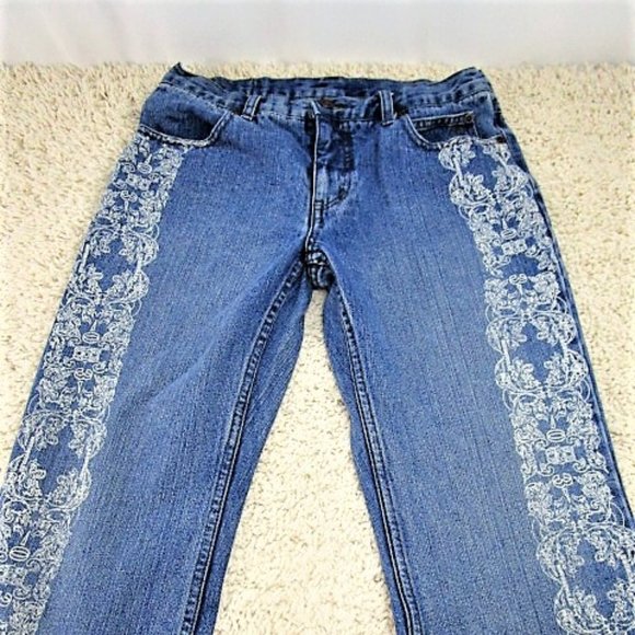 Harley-Davidson Denim - Vintage Mid Rise Boot Cut Harley Davidson Jeans-4